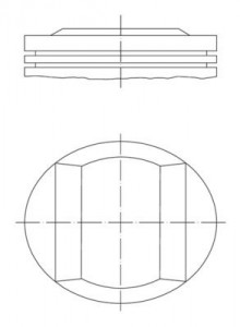 Piston 89,91mm M.benz 170 202 203 208 210 638 00-04