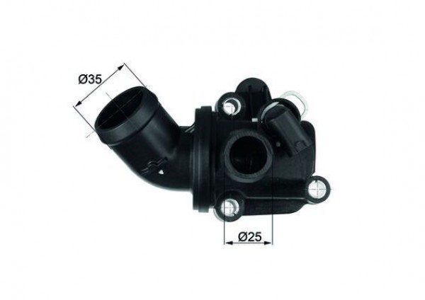 Termostat 80?c M.benz W169 245 04-13 