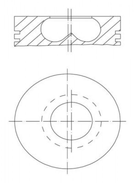 Piston 84,00mm Bmw B37 47 11- 