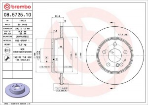 Fren Diski (tek Disk) Arka M.benz W140 91-99
