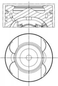 Piston 83,50mm M.benz 651 08- 