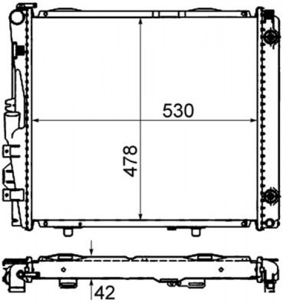 Radyator Mb E-cl. (w124) 